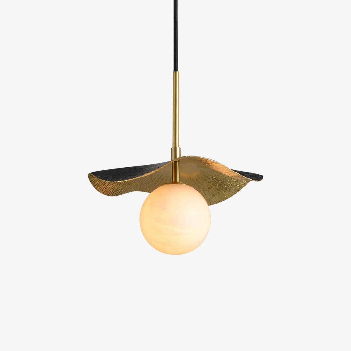 Talem hanglamp met albasten plafondkap