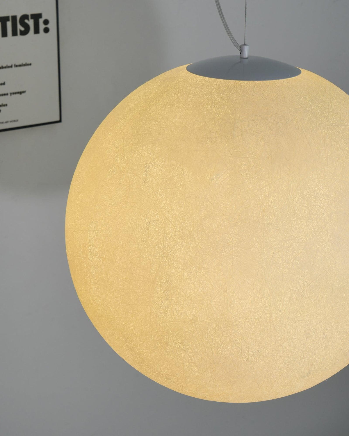 Miralaine hanglamp maansvormig voor woonkamer