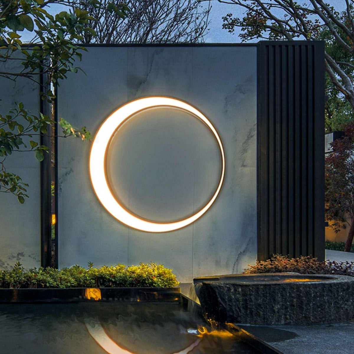 Noreliella ronde LED buitenwandlamp