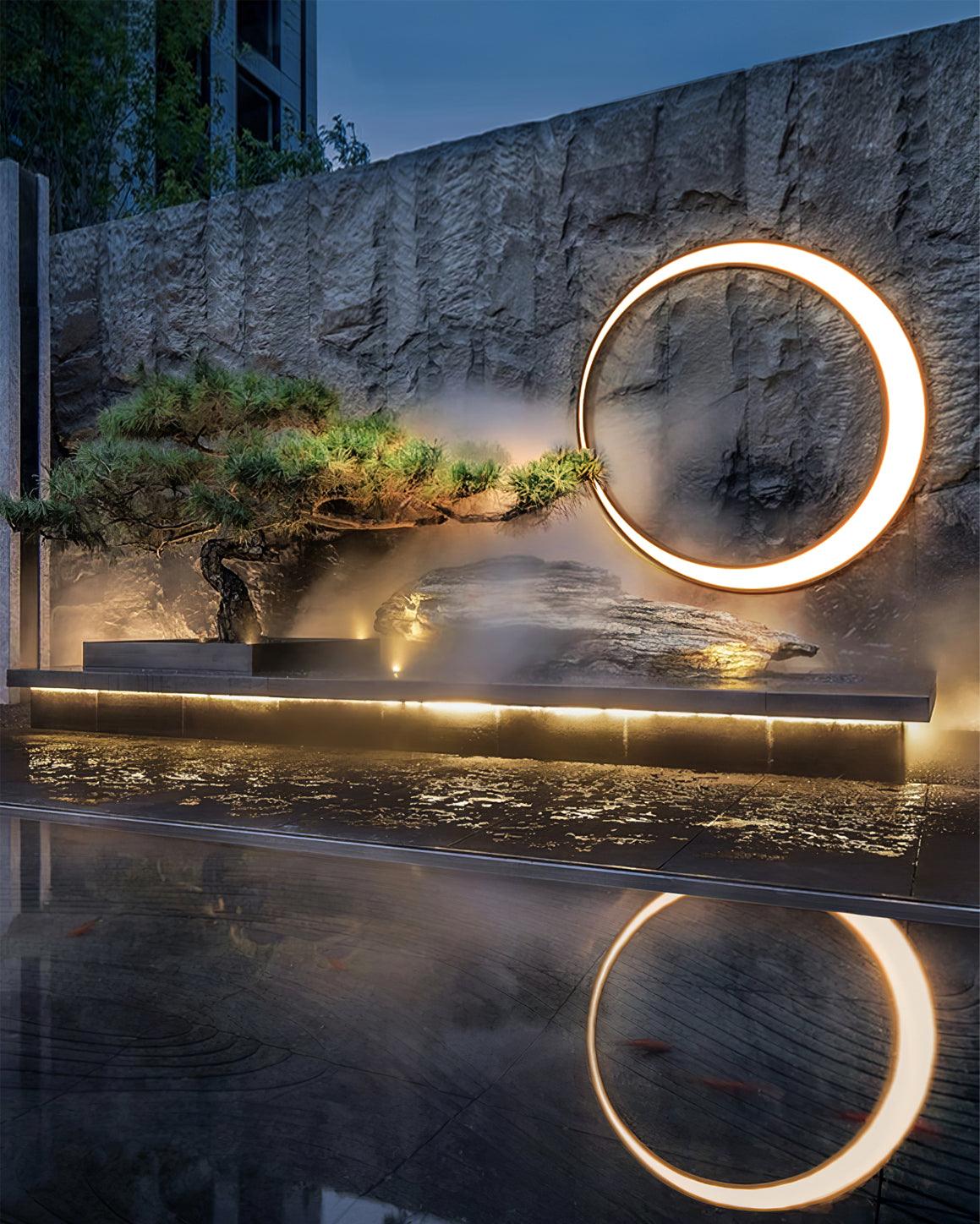 Noreliella ronde LED buitenwandlamp