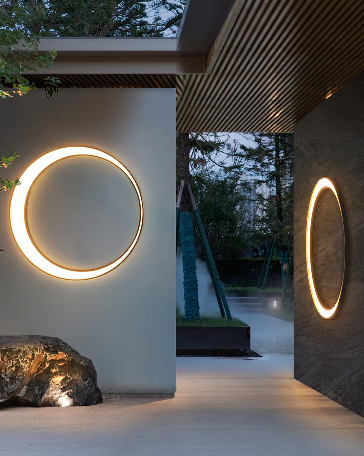 Noreliella ronde LED buitenwandlamp