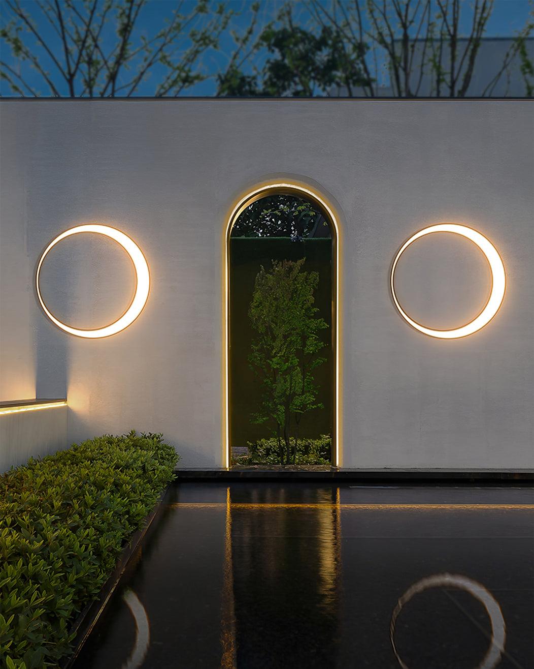 Noreliella ronde LED buitenwandlamp