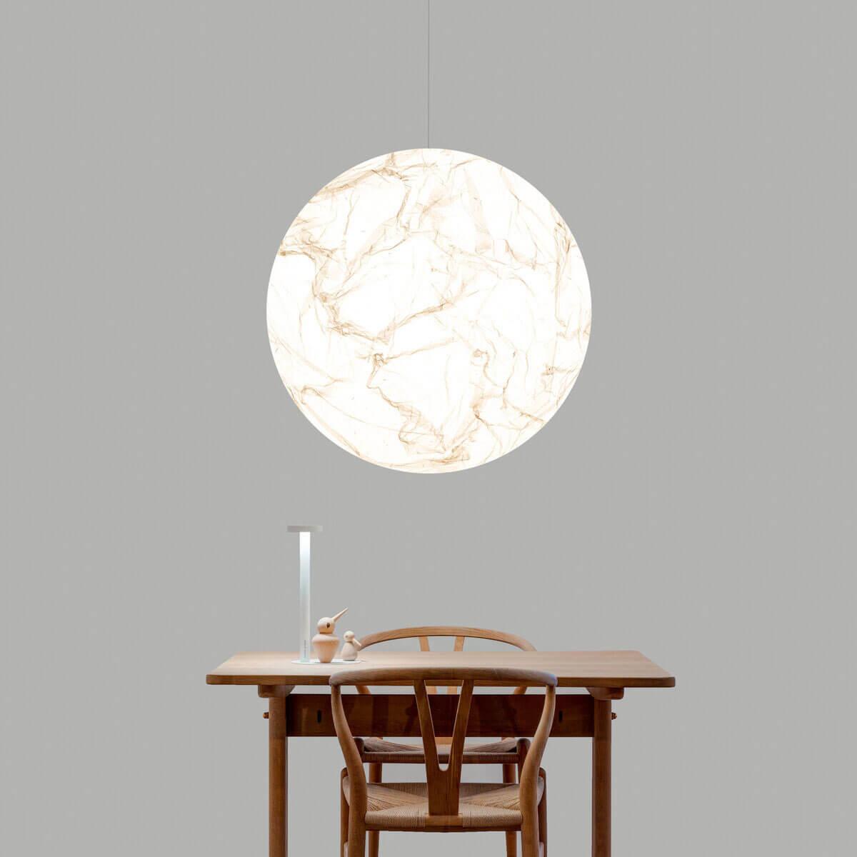 Bolvormig Minimalistisch Zijde Hanglamp