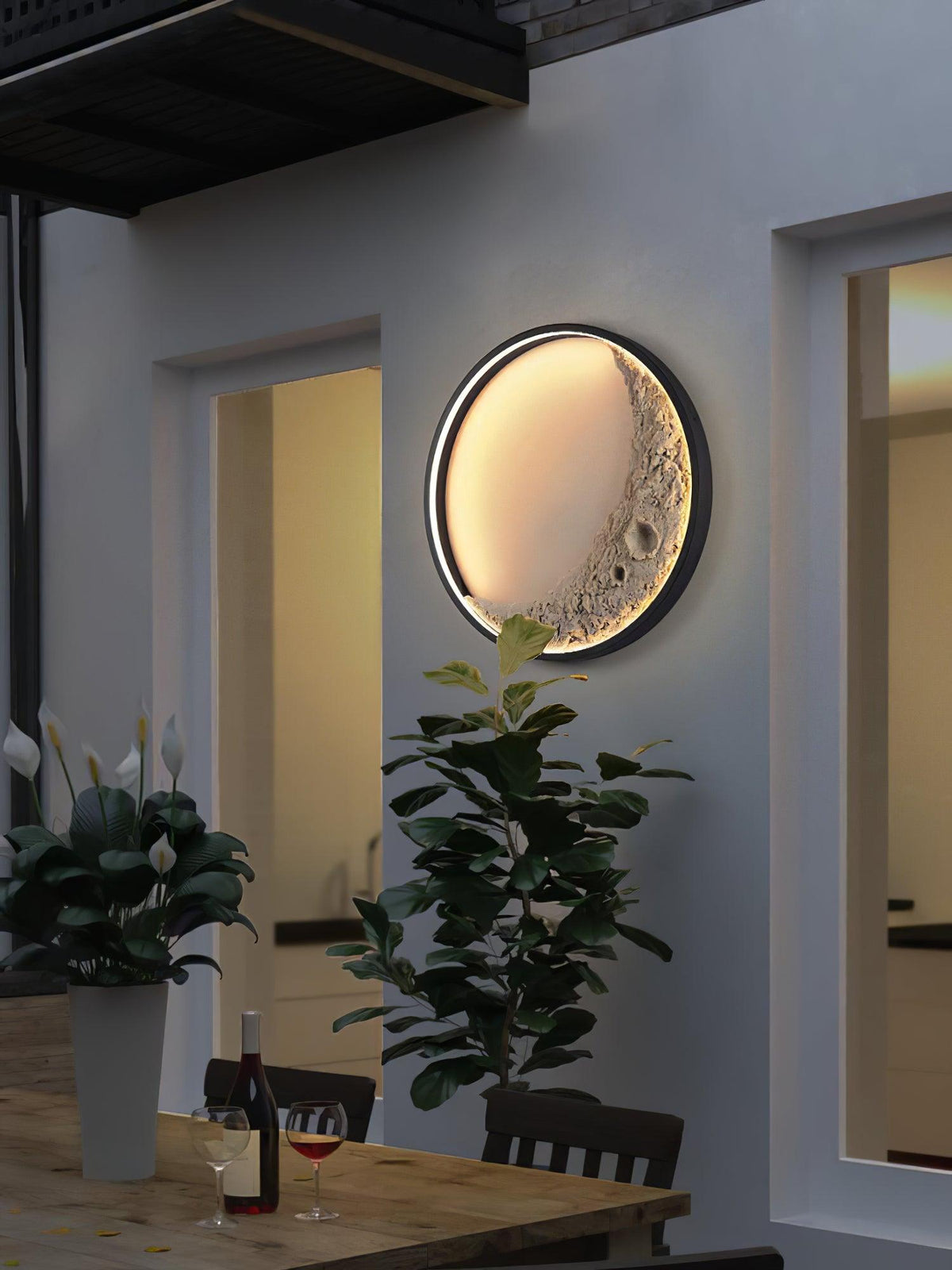 Dua Premium Noordse kunst hars wandlamp