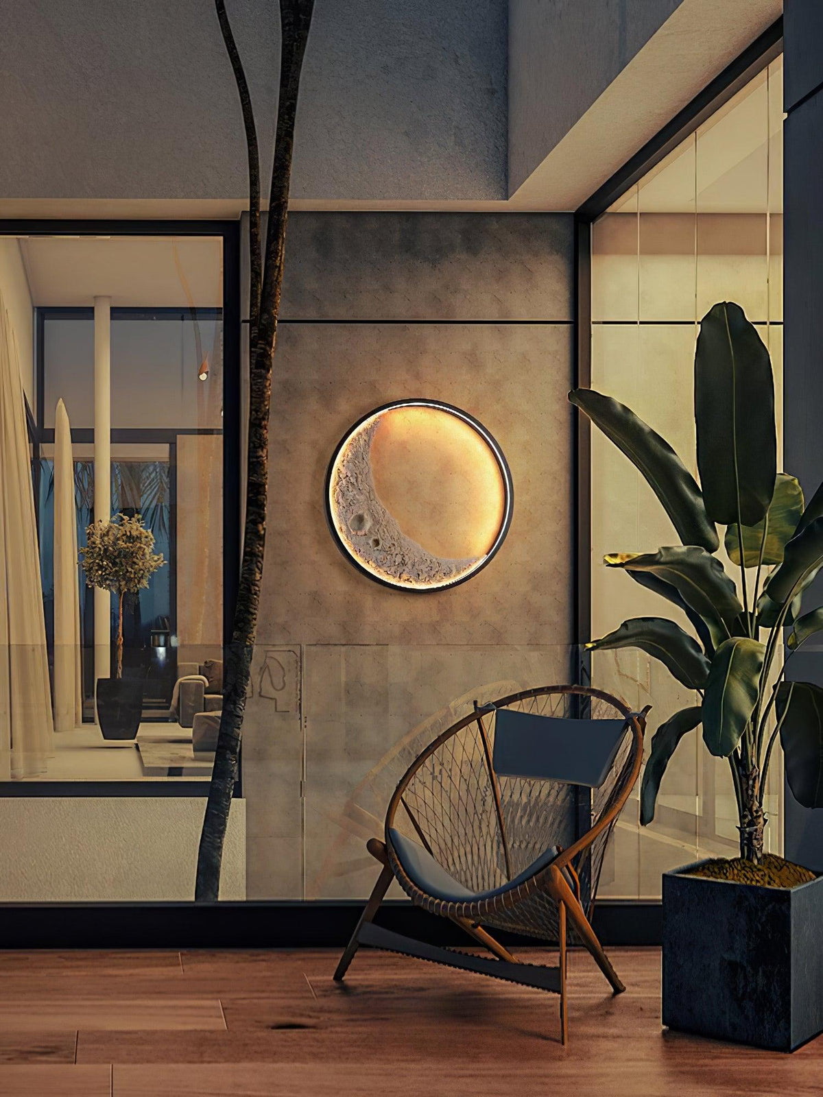 Dua Premium Noordse kunst hars wandlamp