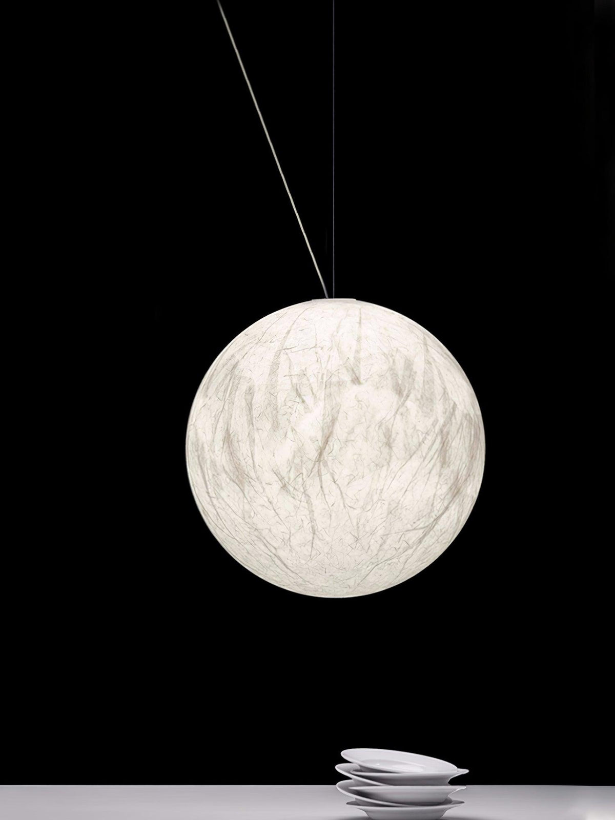 Bolvormig Minimalistisch Zijde Hanglamp