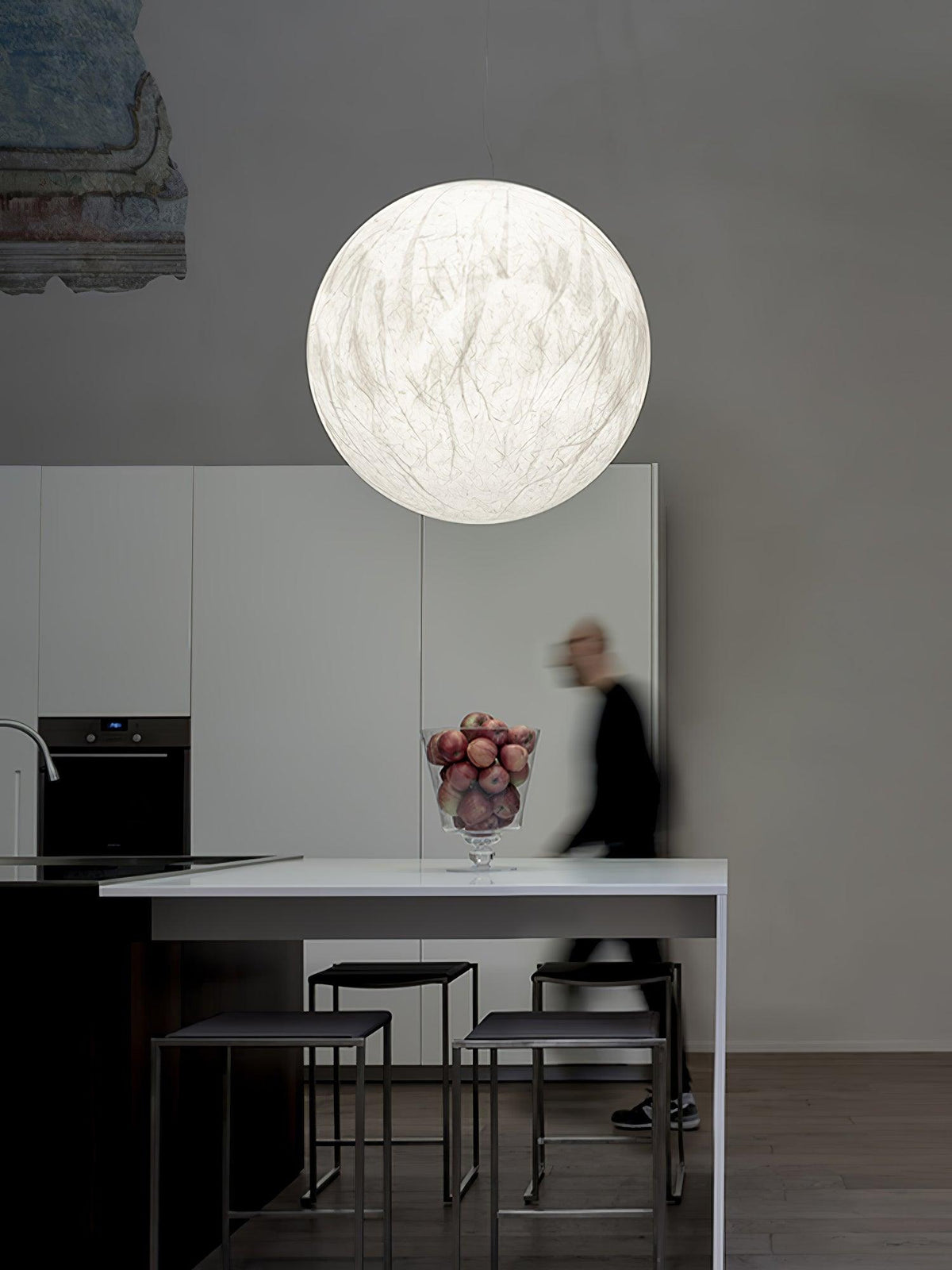 Bolvormig Minimalistisch Zijde Hanglamp