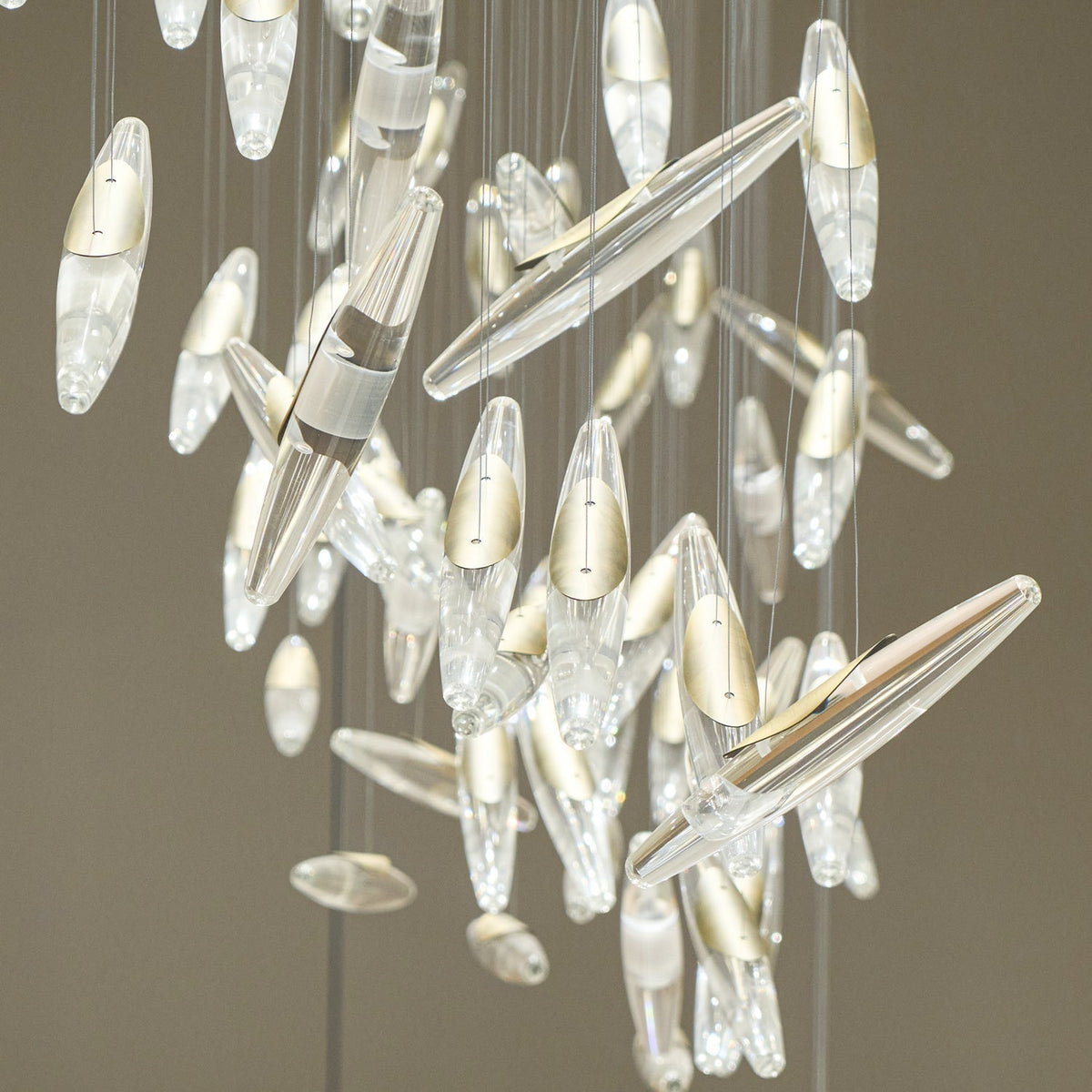 Hylor luxe Moonlight Whispers glas kroonluchter