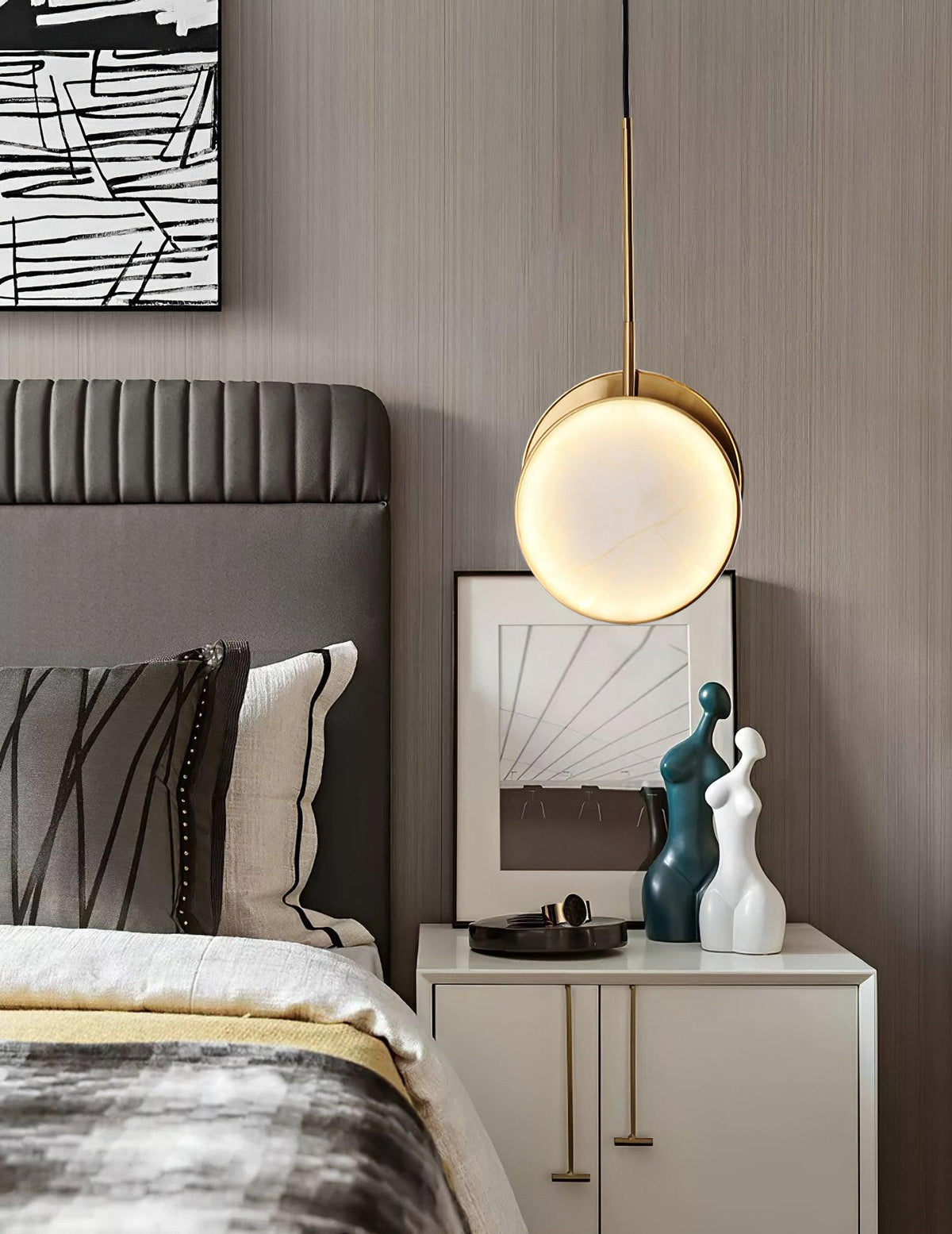 Synoryra Dual Disc albasten hanglamp