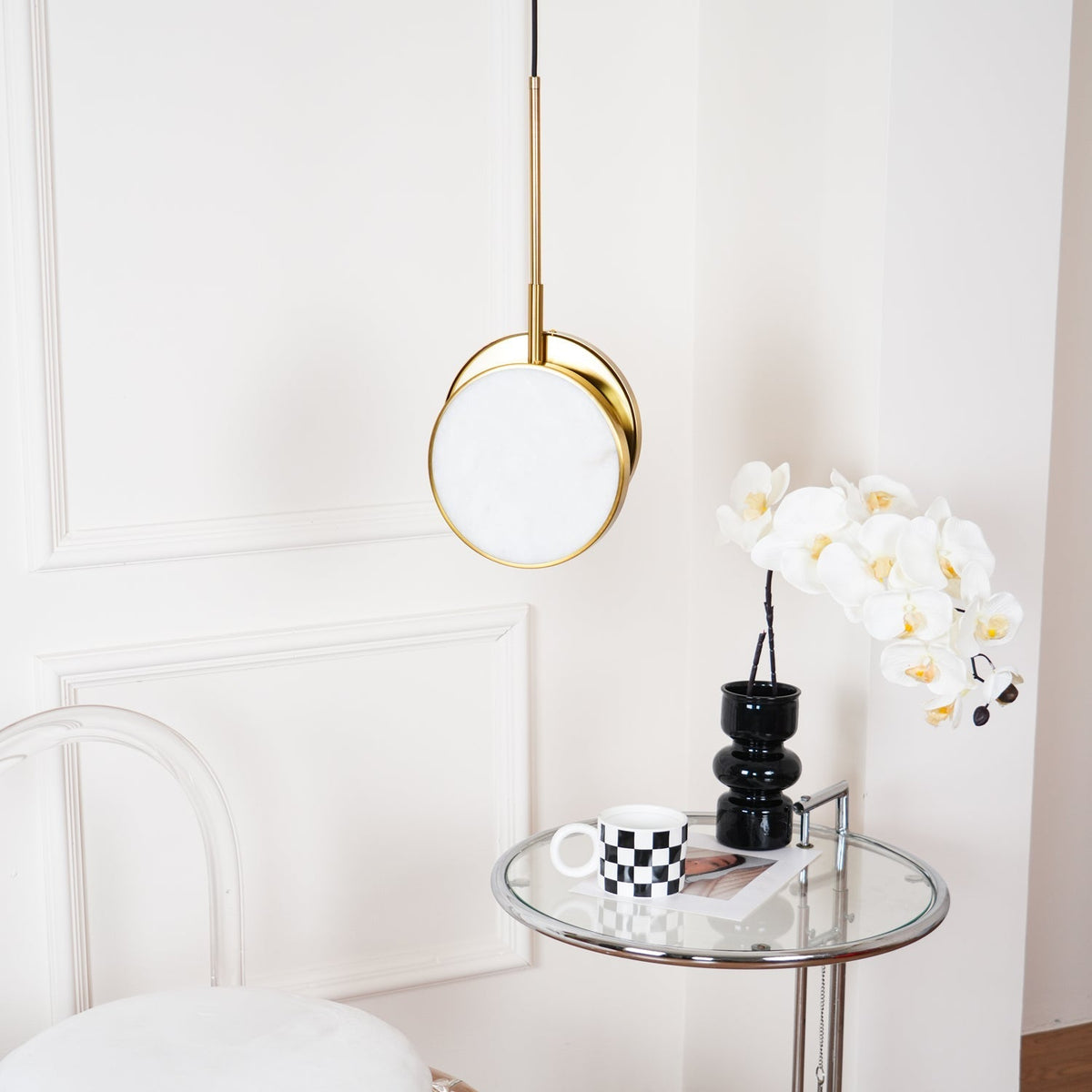 Synoryra Dual Disc albasten hanglamp