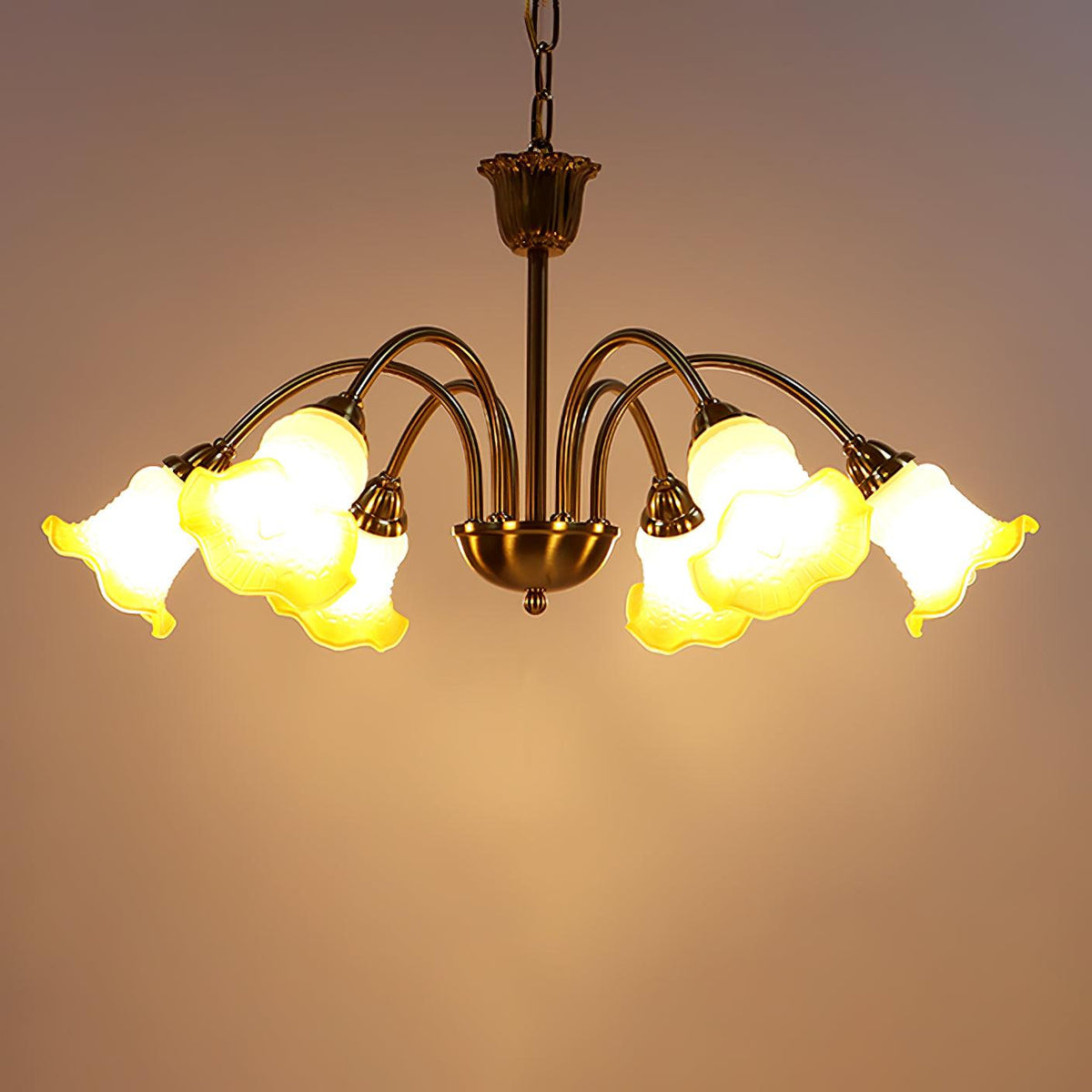 Diane Vintage glas Kroonluchter