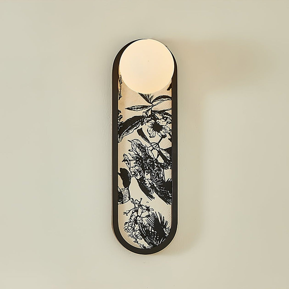 Uzorus Premium Noordse kunst wandlamp van stof