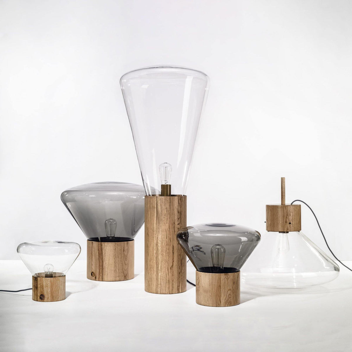 Sylirella Minimalistische houten tafellamp
