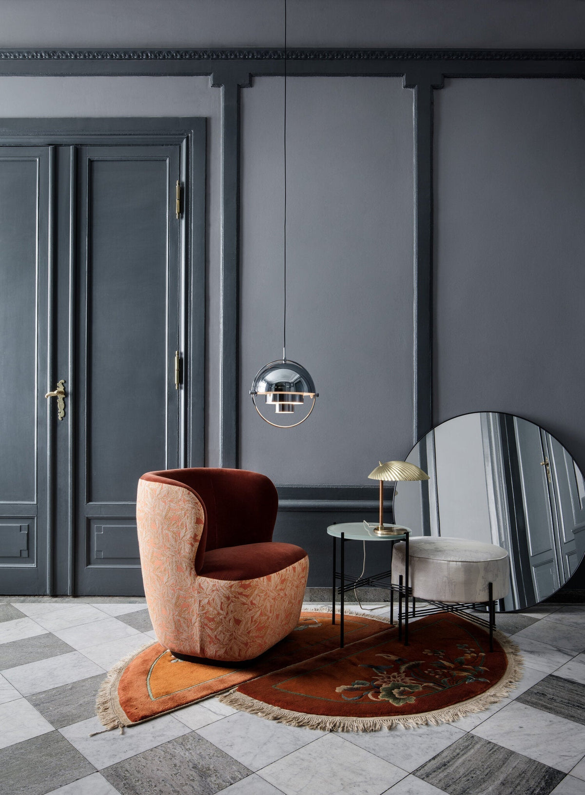 Miruaine hanglamp Deformed Ball Goud