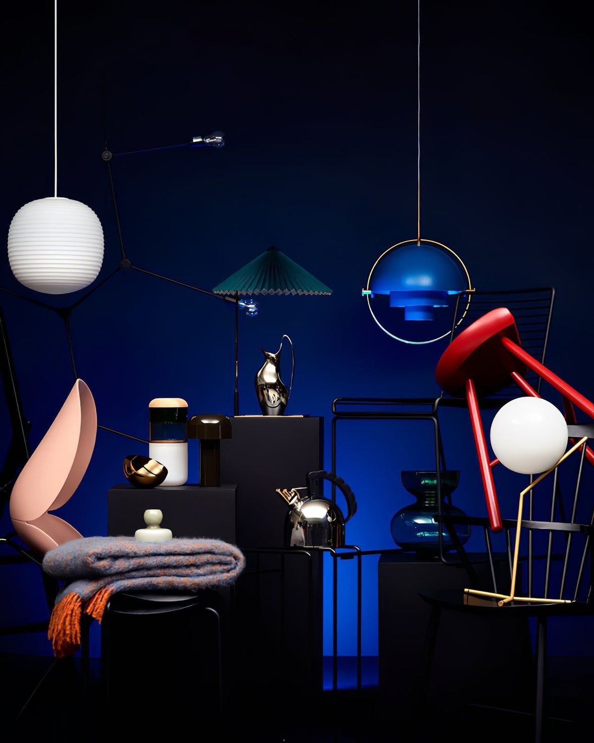 Miruaine hanglamp Deformed Ball Goud