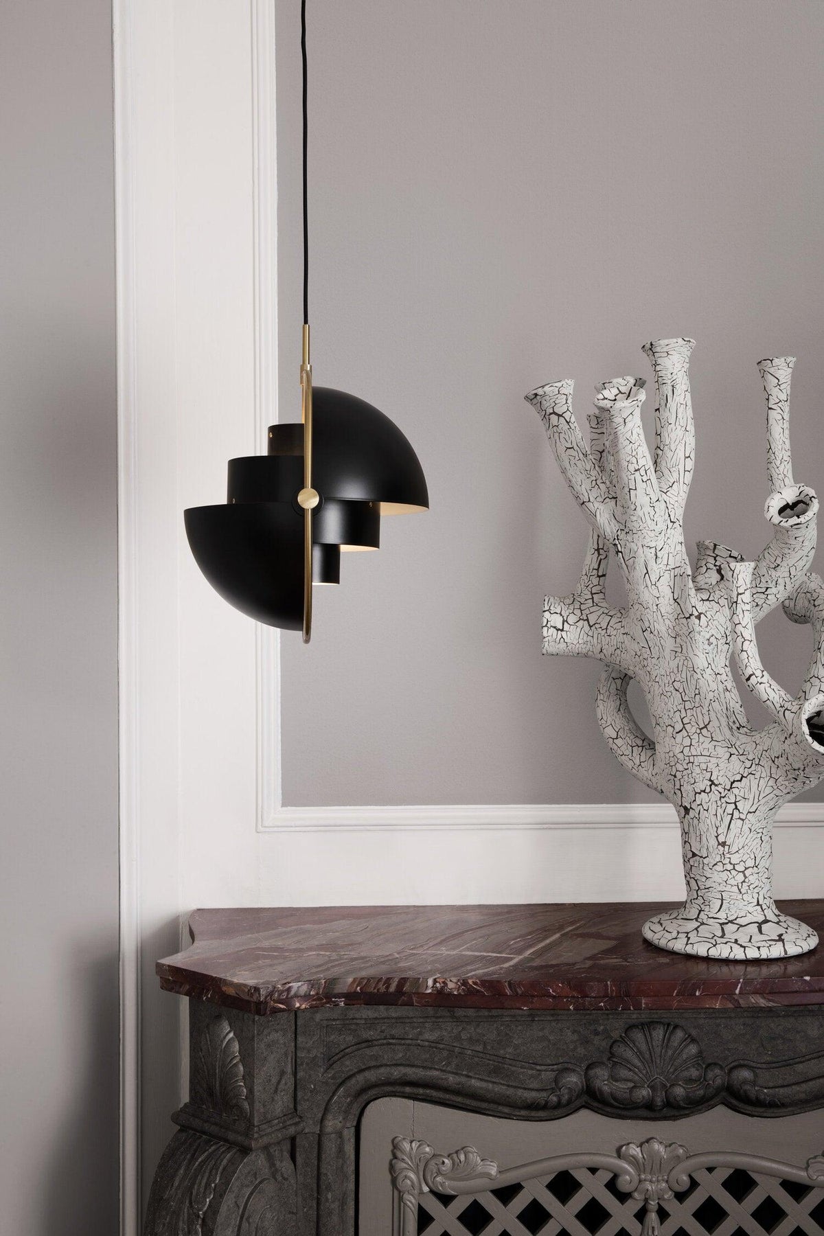Miruaine hanglamp Deformed Ball Goud