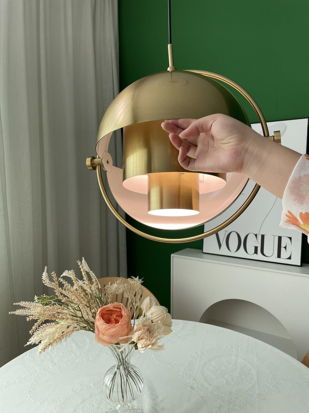 Miruaine hanglamp Deformed Ball Goud