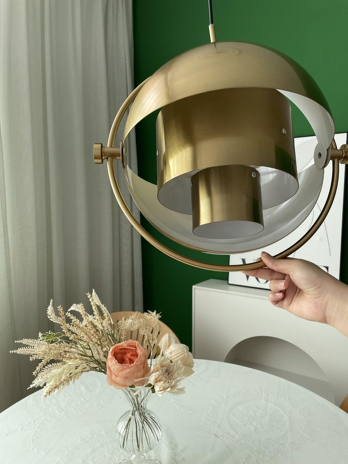 Miruaine hanglamp Deformed Ball Goud