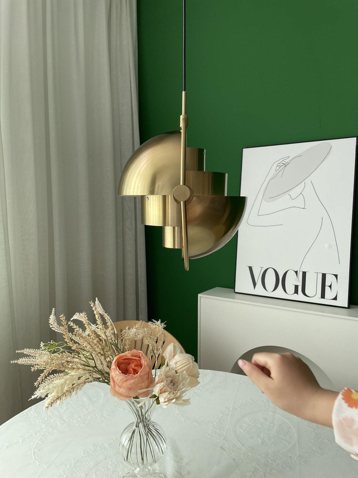 Miruaine hanglamp Deformed Ball Goud