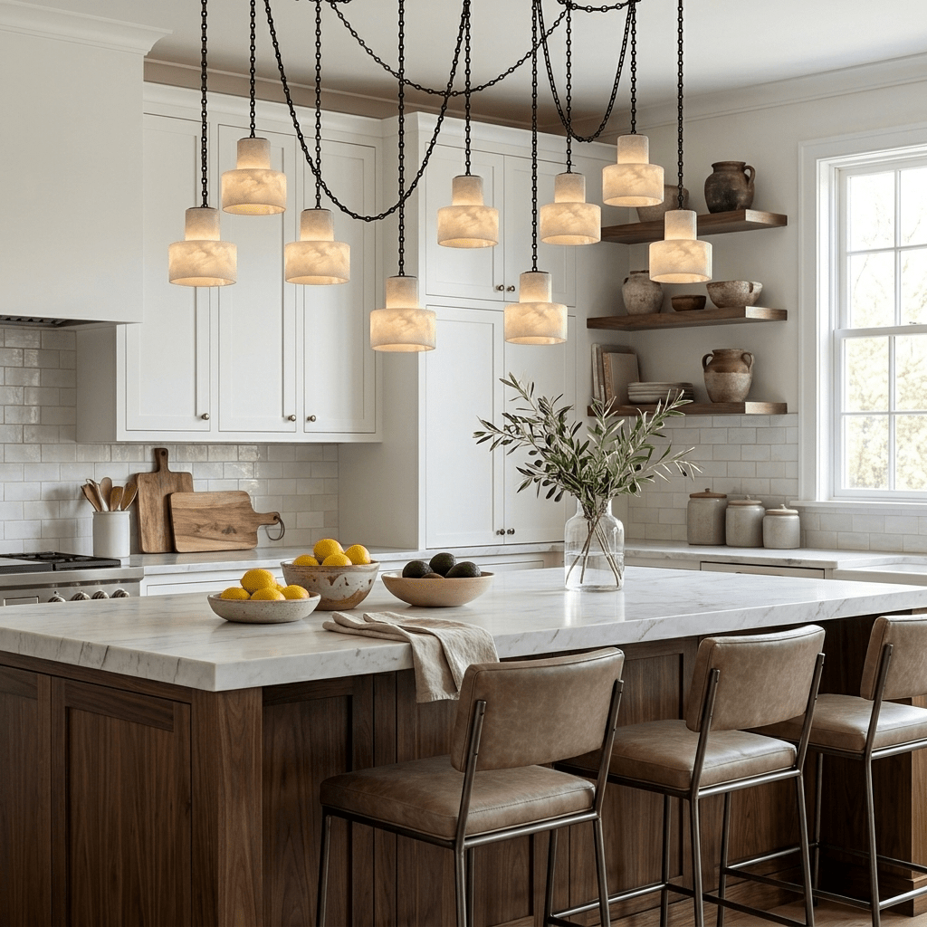 Leocadie Multi-Tier Ketting Drum hanglamp