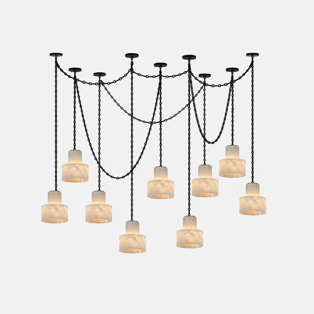 Leocadie Multi-Tier Ketting Drum hanglamp