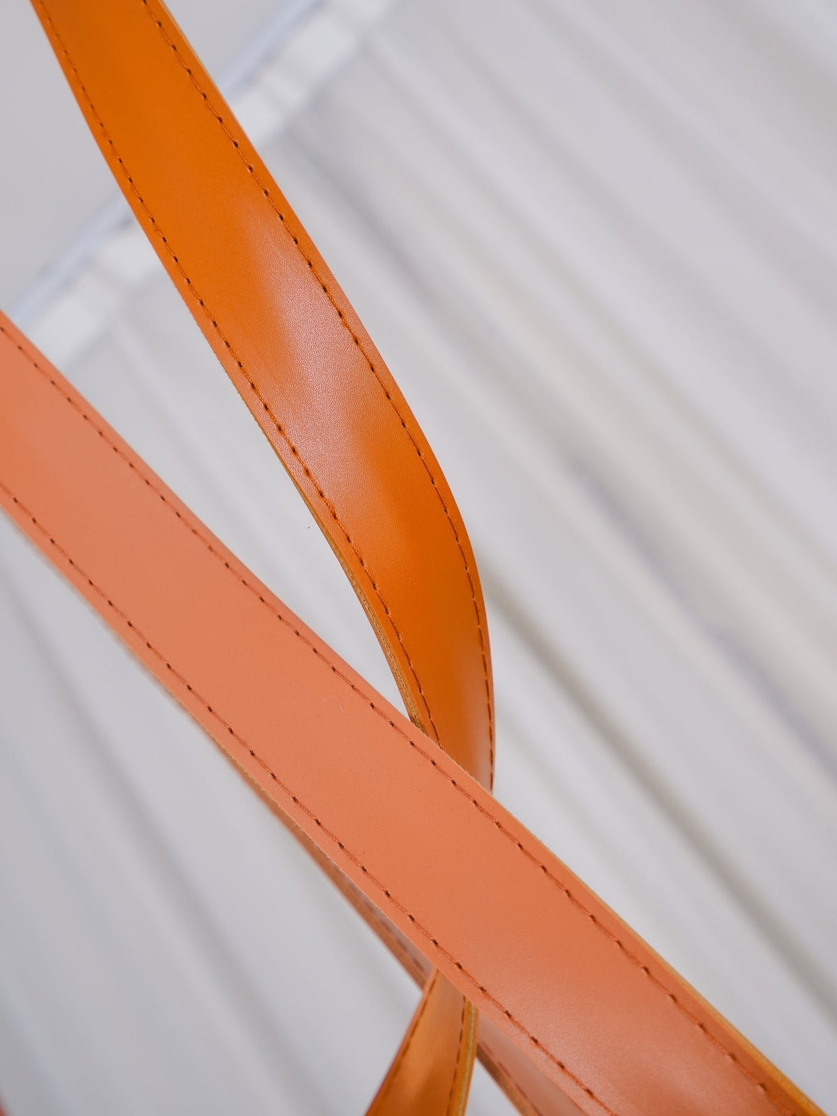 Velinenne hanglamp leerriem glas