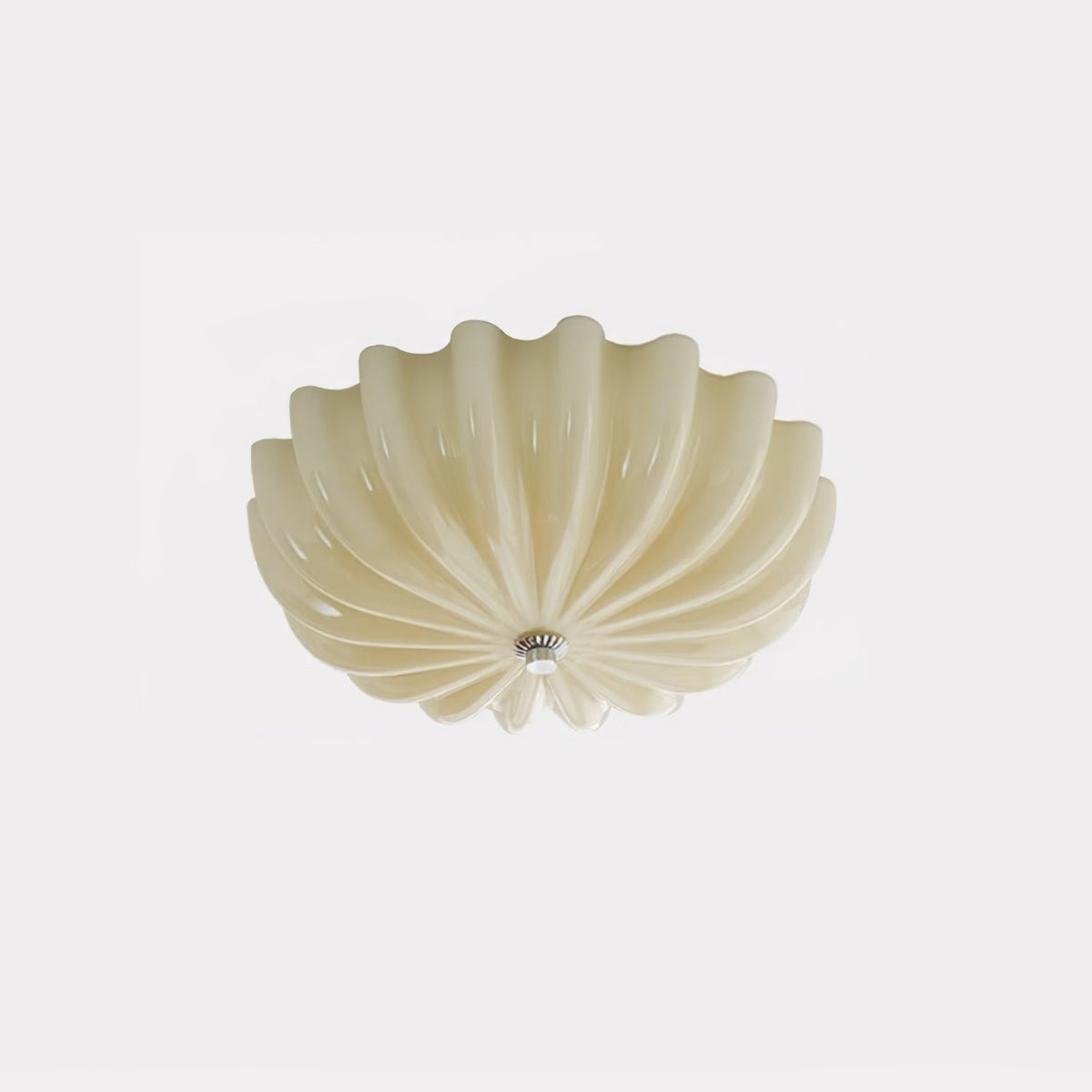 Urelis plafondlamp Murano-glas geblazen schelpvorm