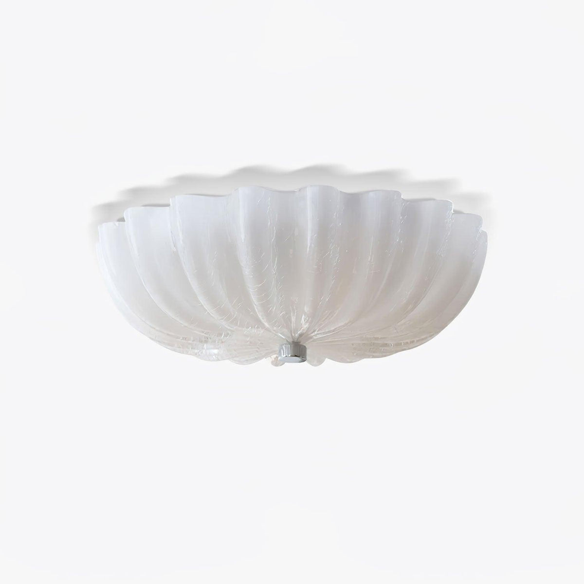 Urelis plafondlamp Murano-glas geblazen schelpvorm