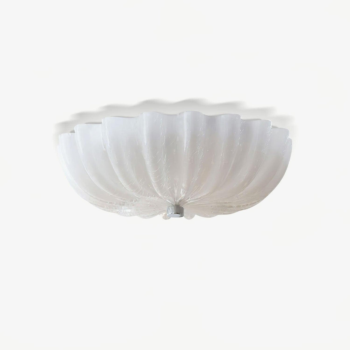 Urelis plafondlamp Murano-glas geblazen schelpvorm