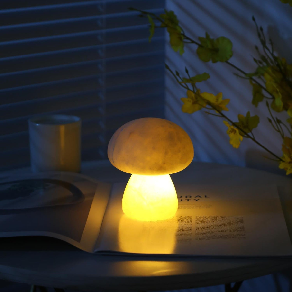 Fungi tafellamp (met ingebouwde batterij)