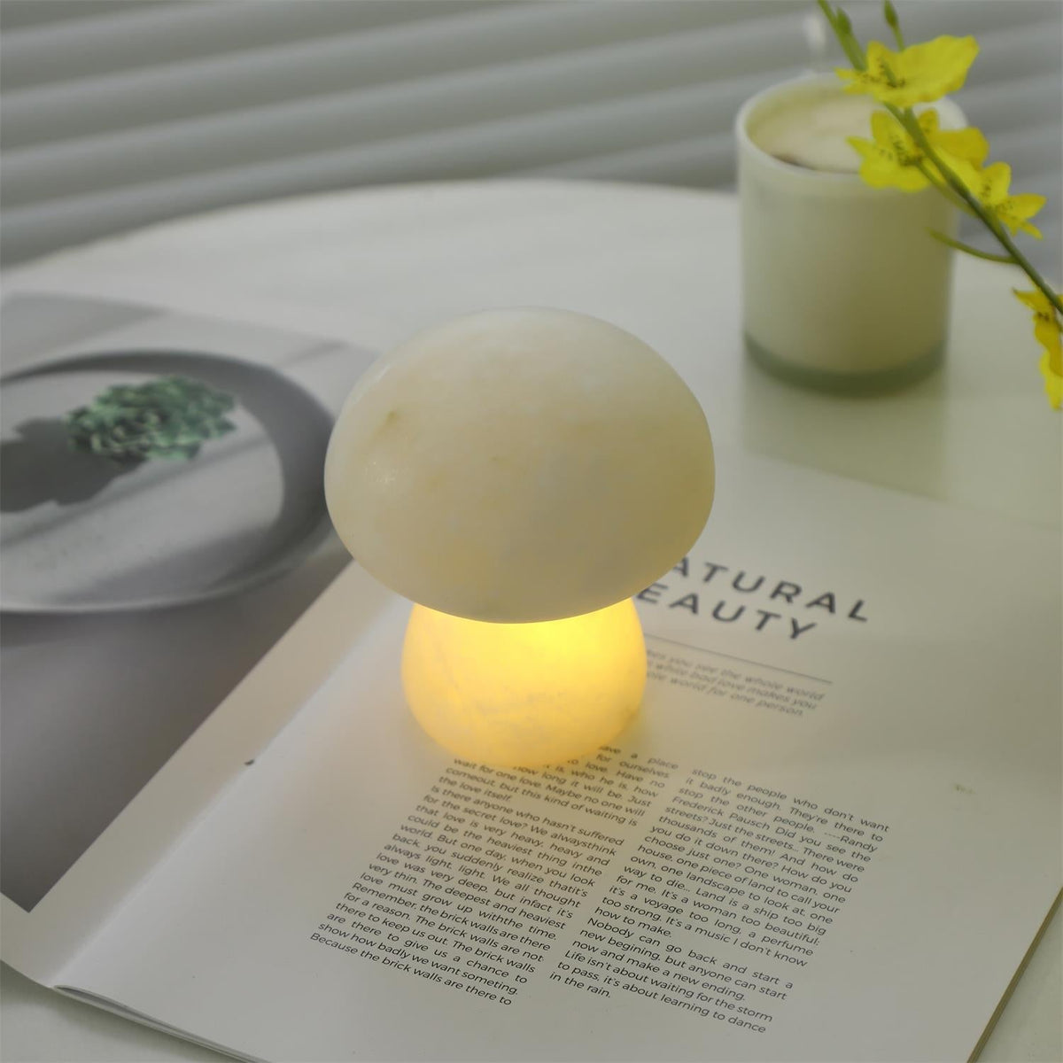 Fungi tafellamp (met ingebouwde batterij)