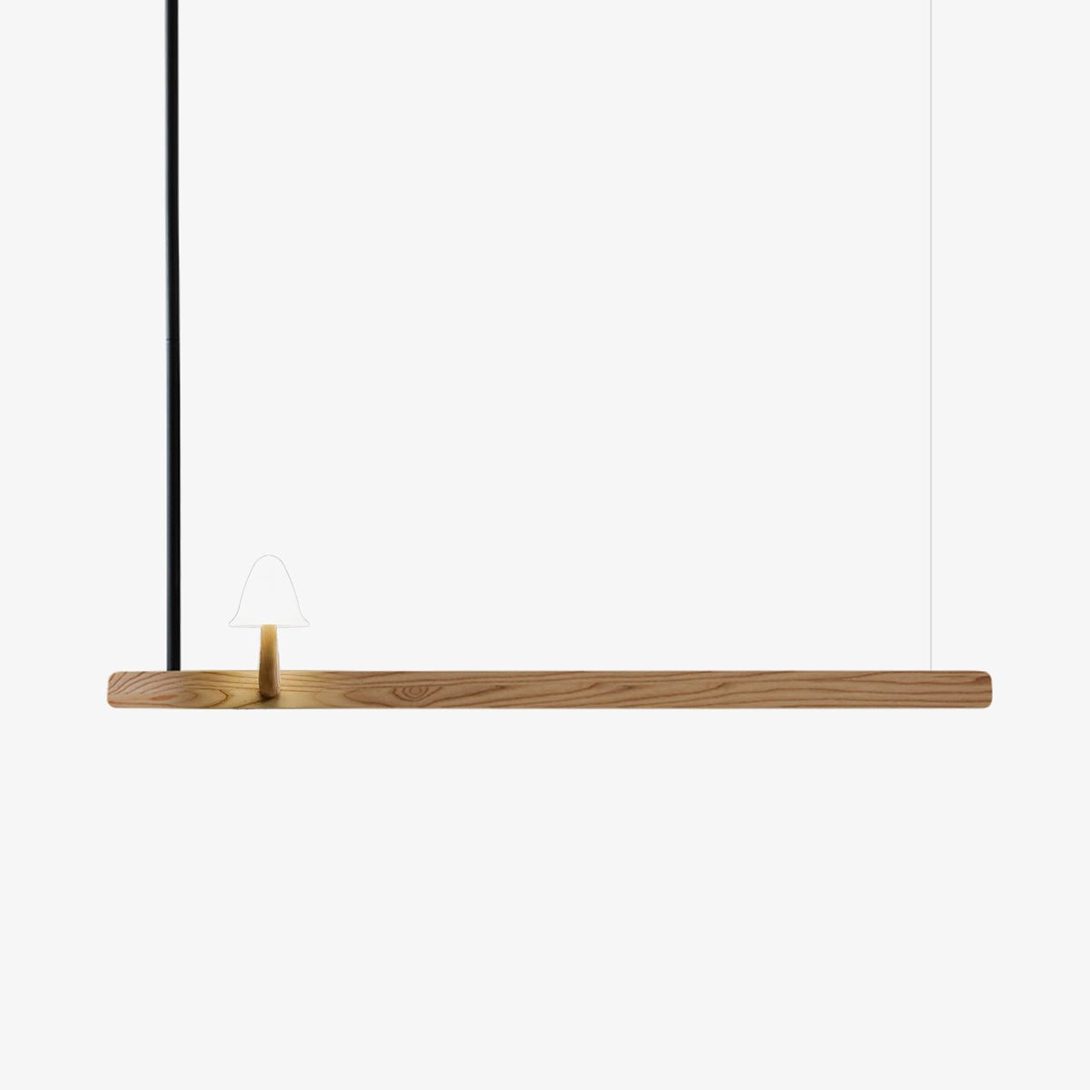 Aldalira Kroonluchter Paddenstoel Hout Minimalistisch Modern