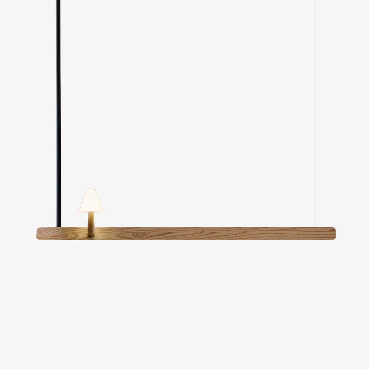 Aldalira Kroonluchter Paddenstoel Hout Minimalistisch Modern