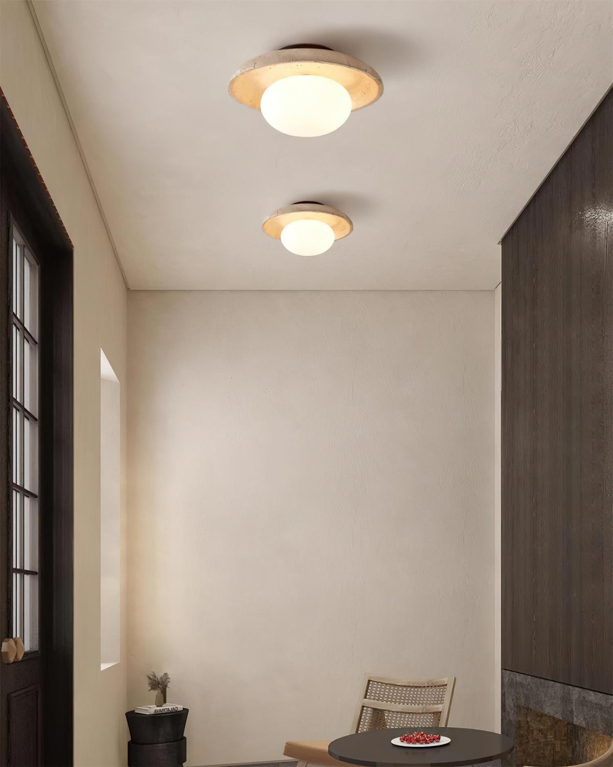 Mexo travertin plafondlamp