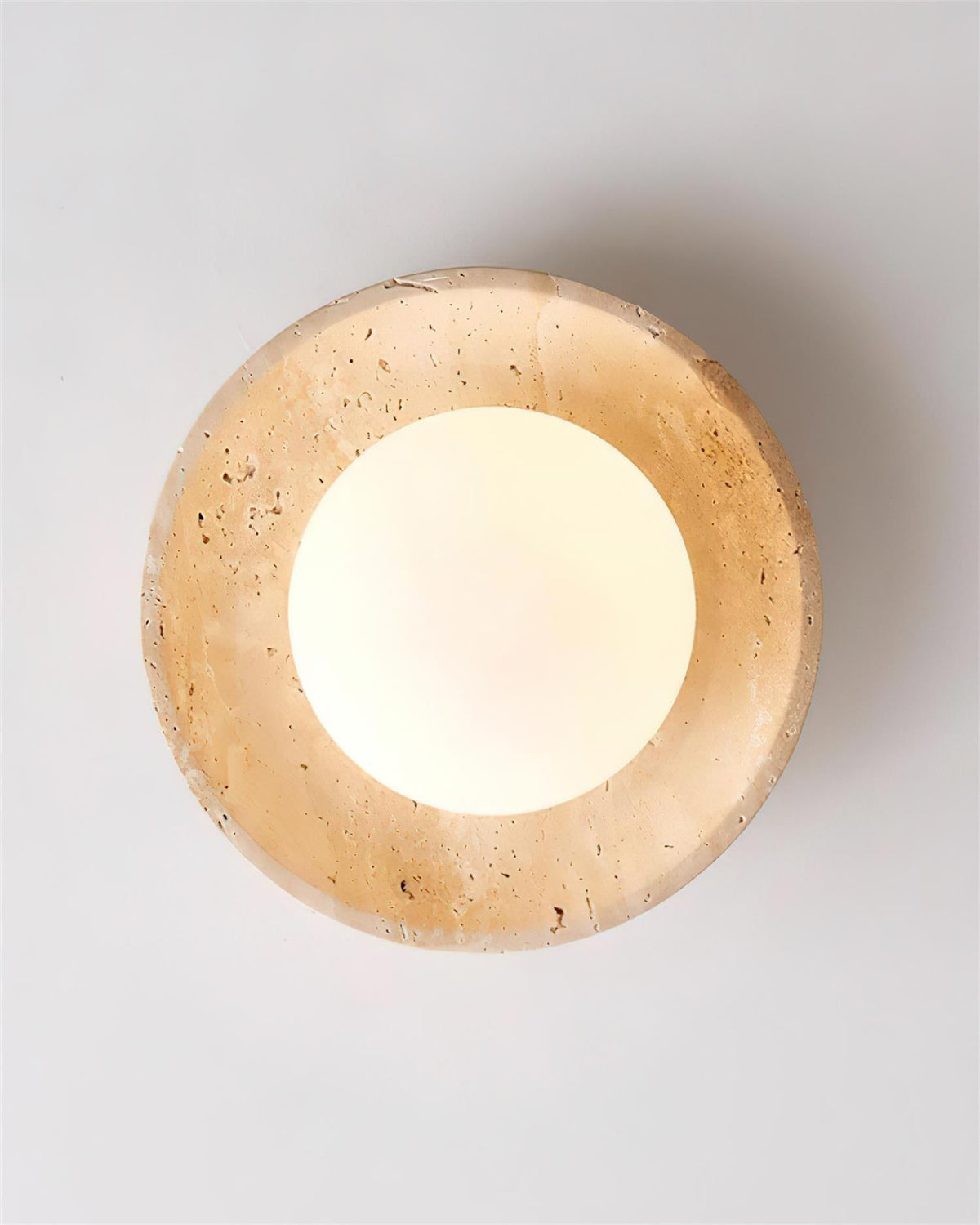 Mexo travertin plafondlamp