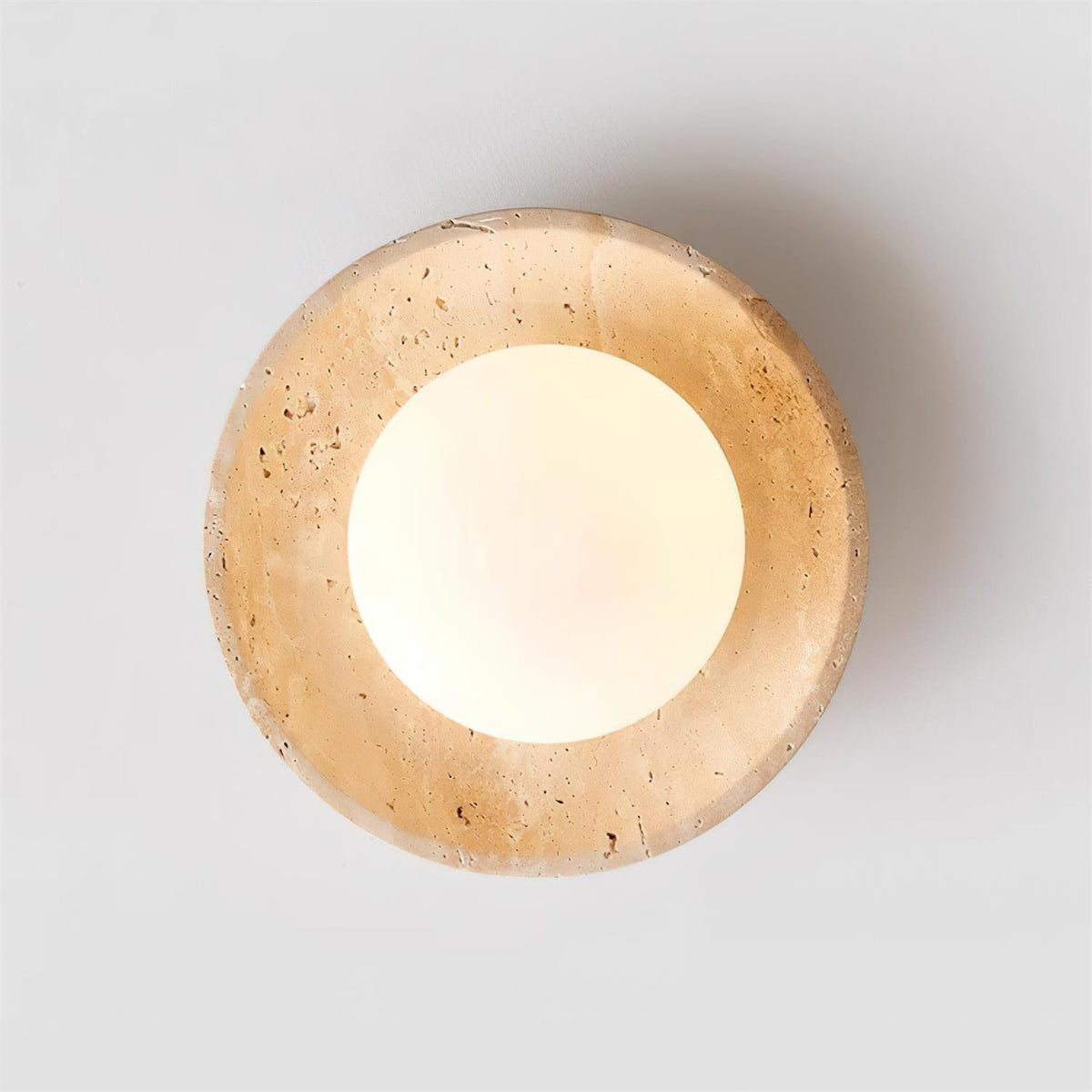 Mexo travertin plafondlamp