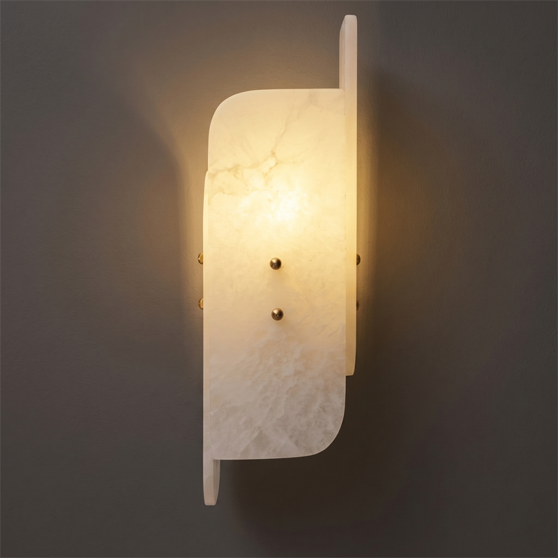 Alboette wandlamp van Spaans albast