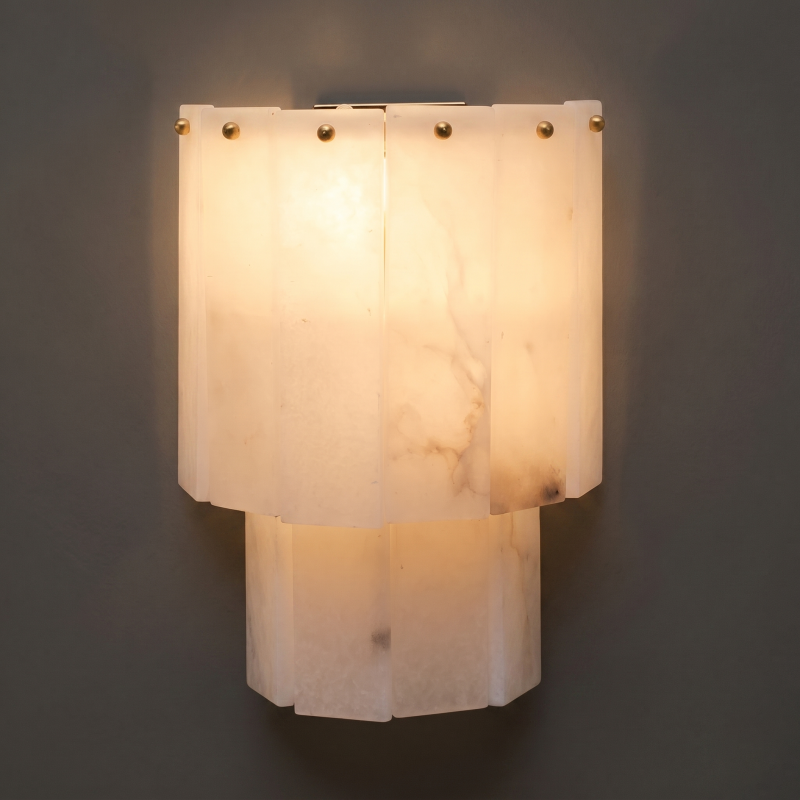 Alboette wandlamp van Spaans albast