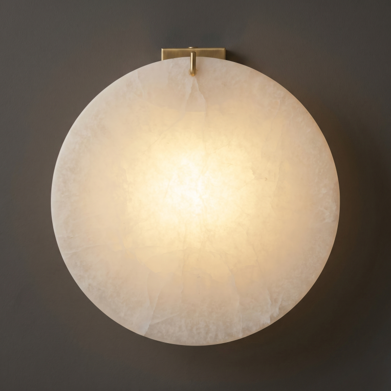 Alboette wandlamp van Spaans albast