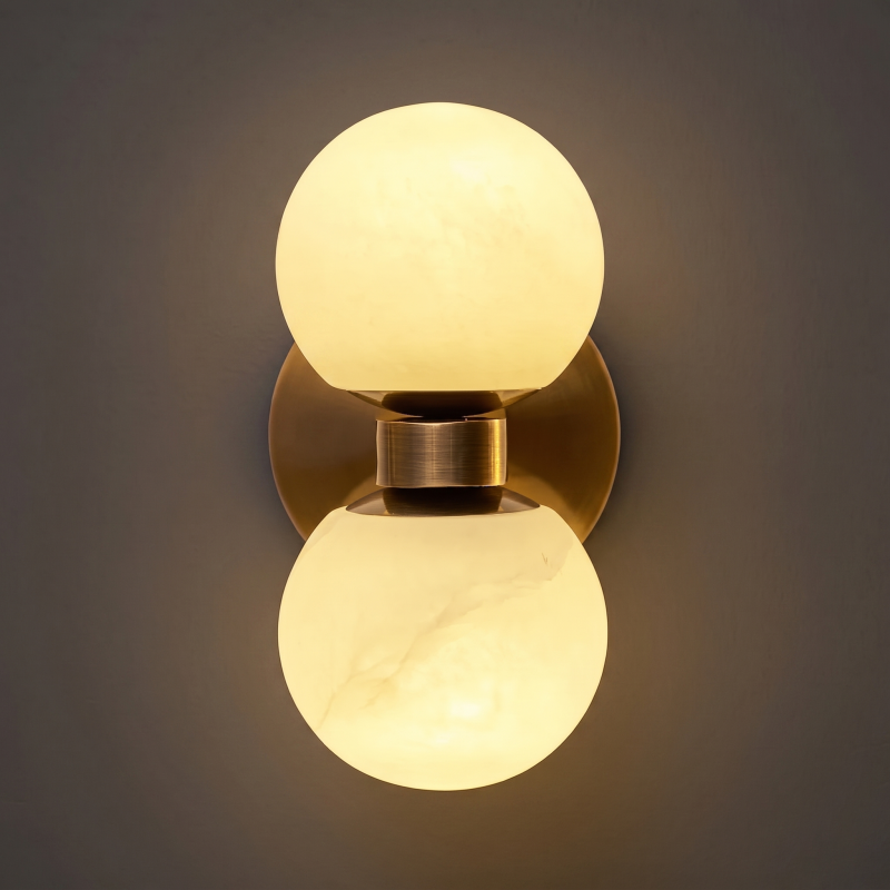 Alboette wandlamp van Spaans albast
