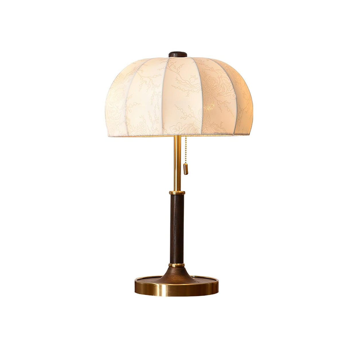 Nalemu Houten Stoffen Retro tafellamp
