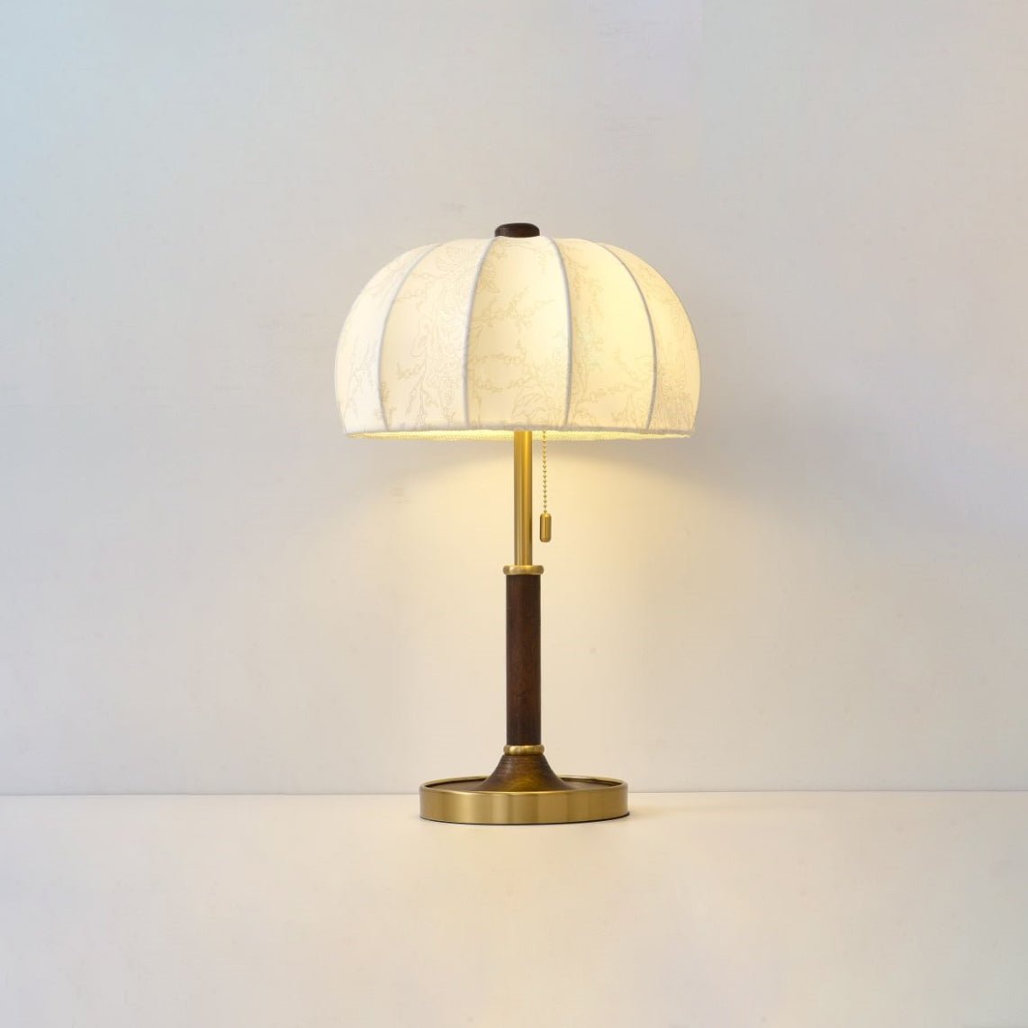 Nalemu Houten Stoffen Retro tafellamp