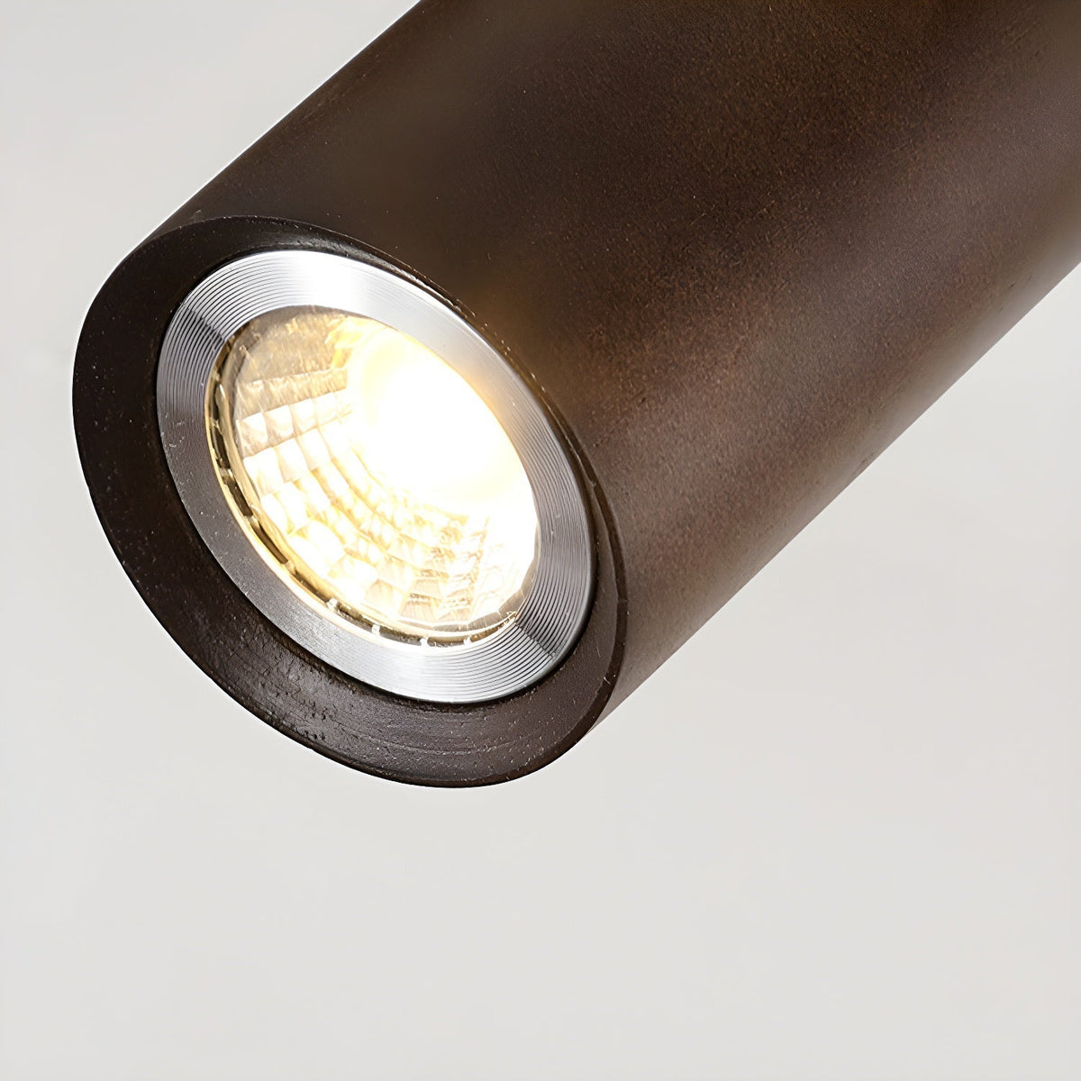 Rinaniella plafondlamp natuurlijke houten balk met spotverlichting
