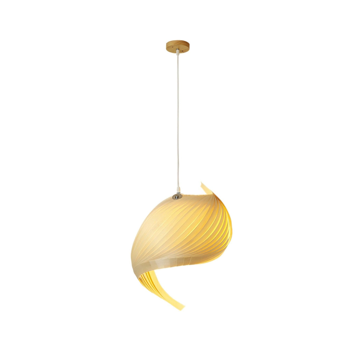 Loe Postmodern Luxe Houten hanglamp