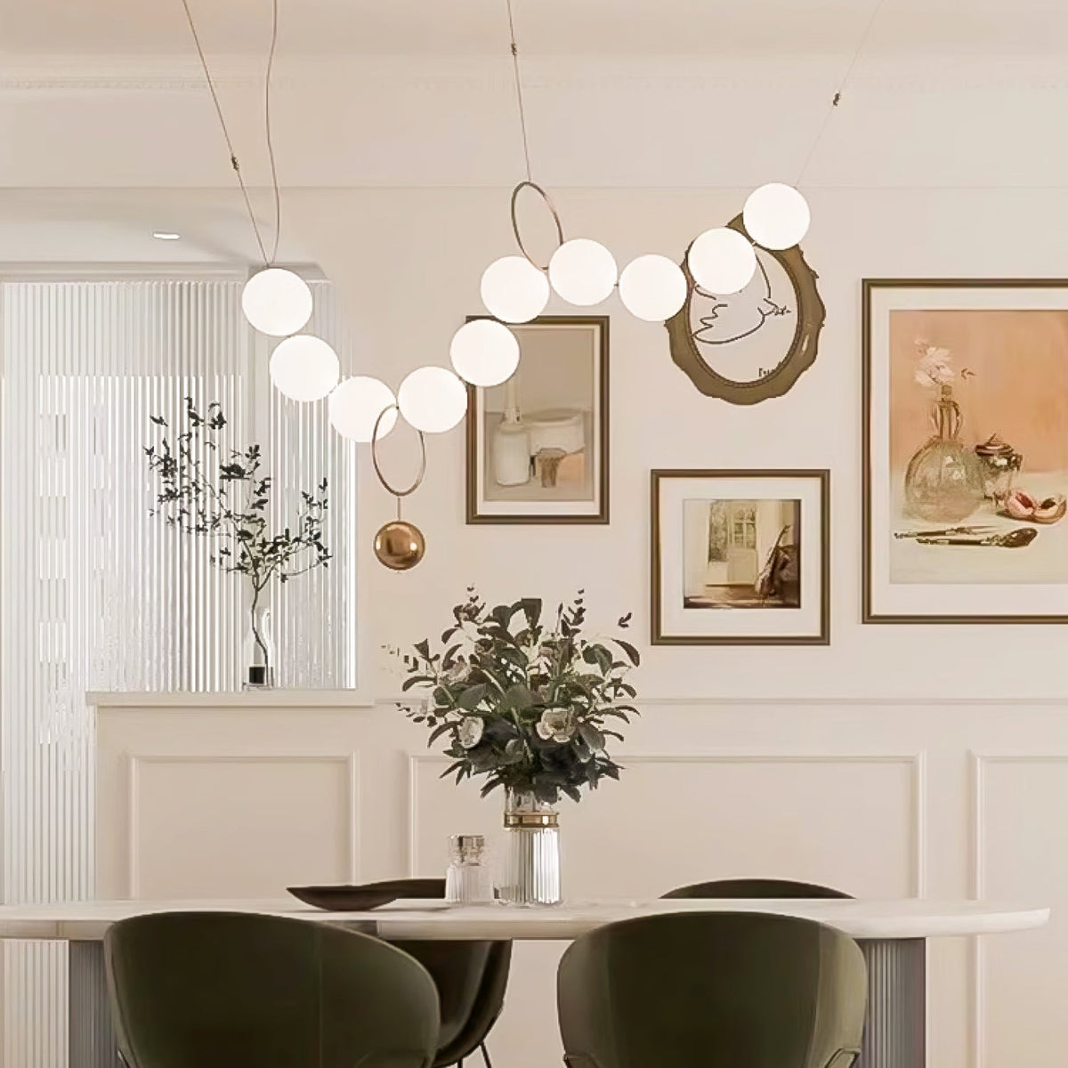 Eirinielle Hanglamp Halsketting Glas