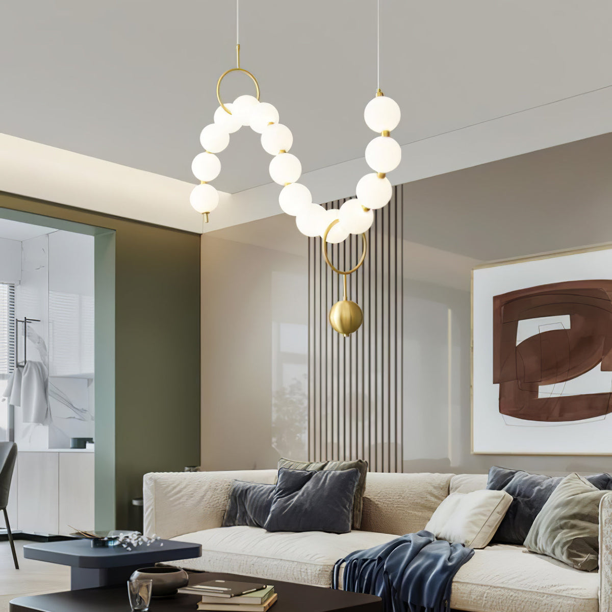 Eirinielle Hanglamp Halsketting Glas