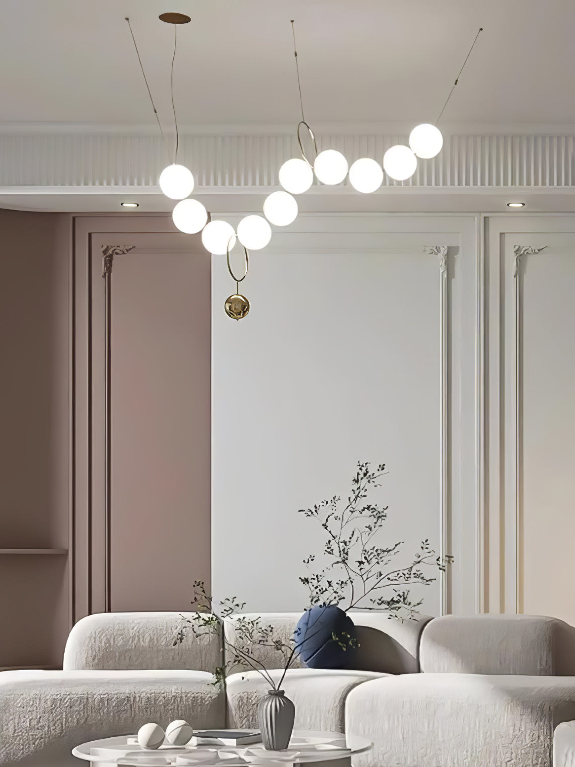 Eirinielle Hanglamp Halsketting Glas