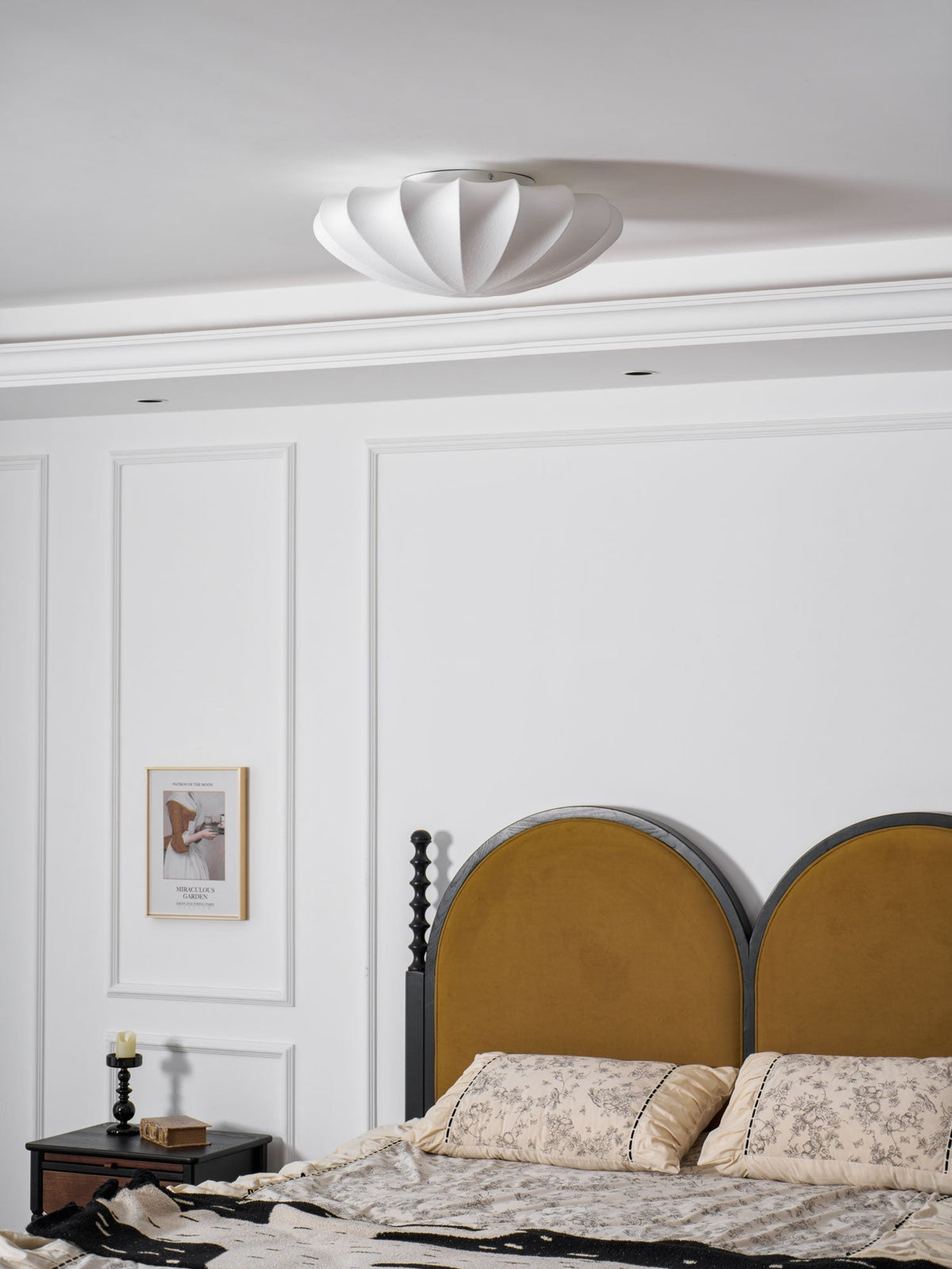 Miriveria plafondlamp stofkap sculpturale elegante