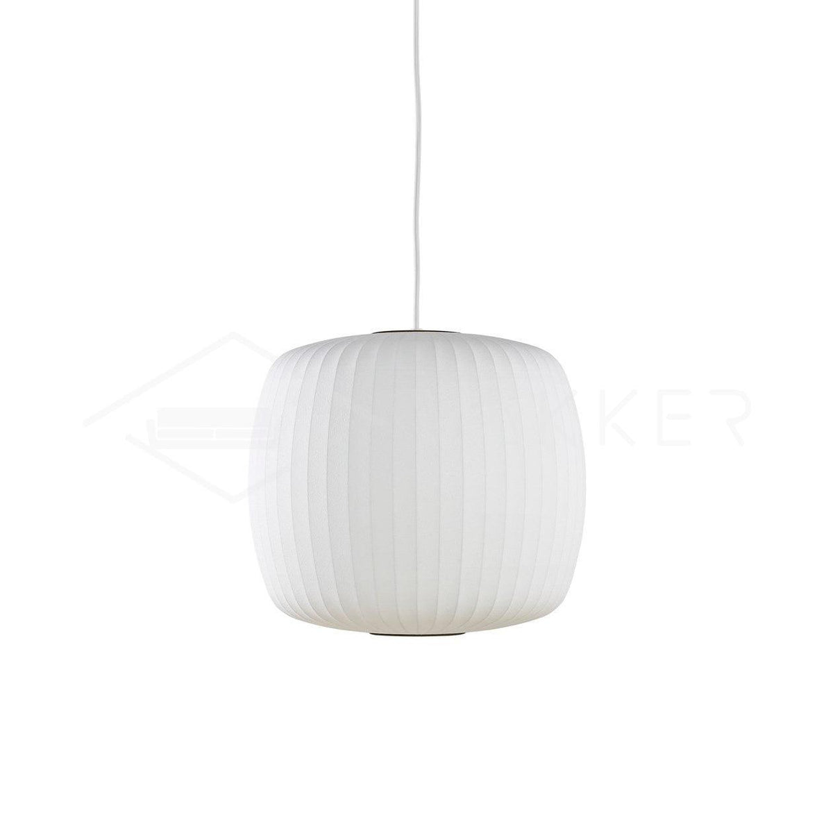 Bis hanglamp van zijde en staal