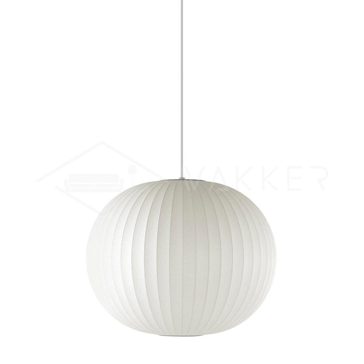 Bis hanglamp van zijde en staal